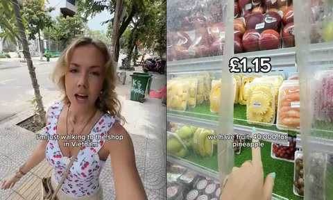 Khách Tây bất ngờ tìm ra "cửa hàng biết đi" ở Việt Nam nhưng điều khiến cô trầm trồ hơn cả là giá cả trong các siêu thị